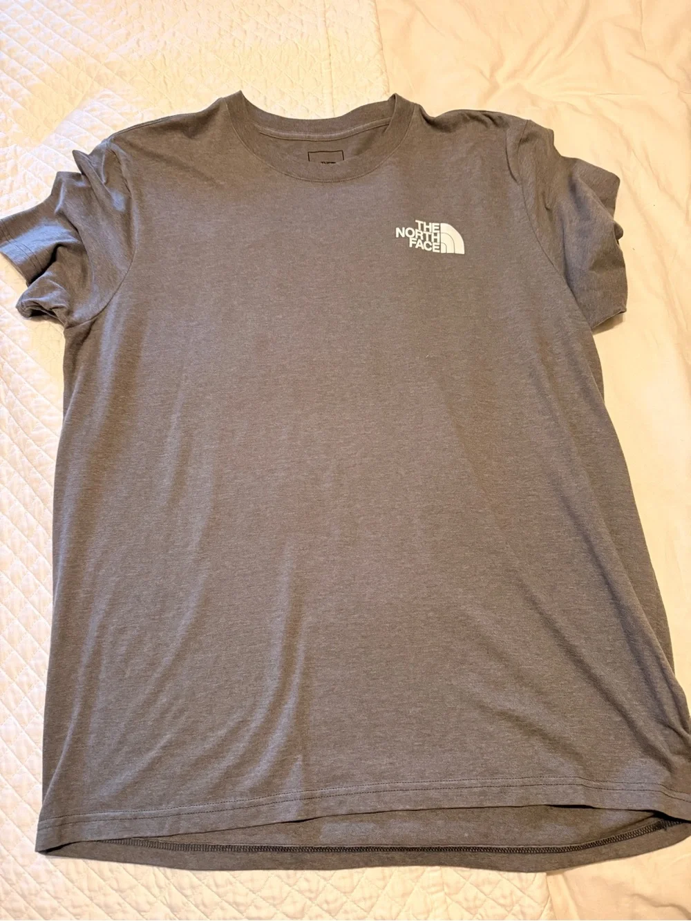 The North Face Gray Short Sleeve Logo Tee